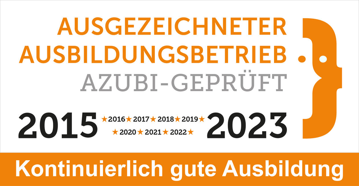 Zum zehnten Mal in Folge hat Schlüter-Systems das Gütesiegel „Ausgezeichneter Ausbildungsbetrieb“ erhalten