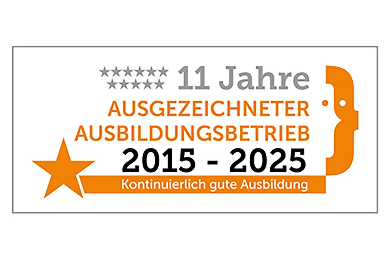 Logo Ausgezeichneter Ausbildungsbetrieb 2025