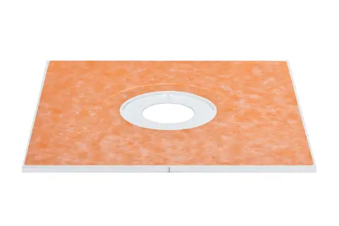 Ansicht des Gefälleboards Schlüter-KERDI-SHOWER-T für zentrale Punktentwässerung.