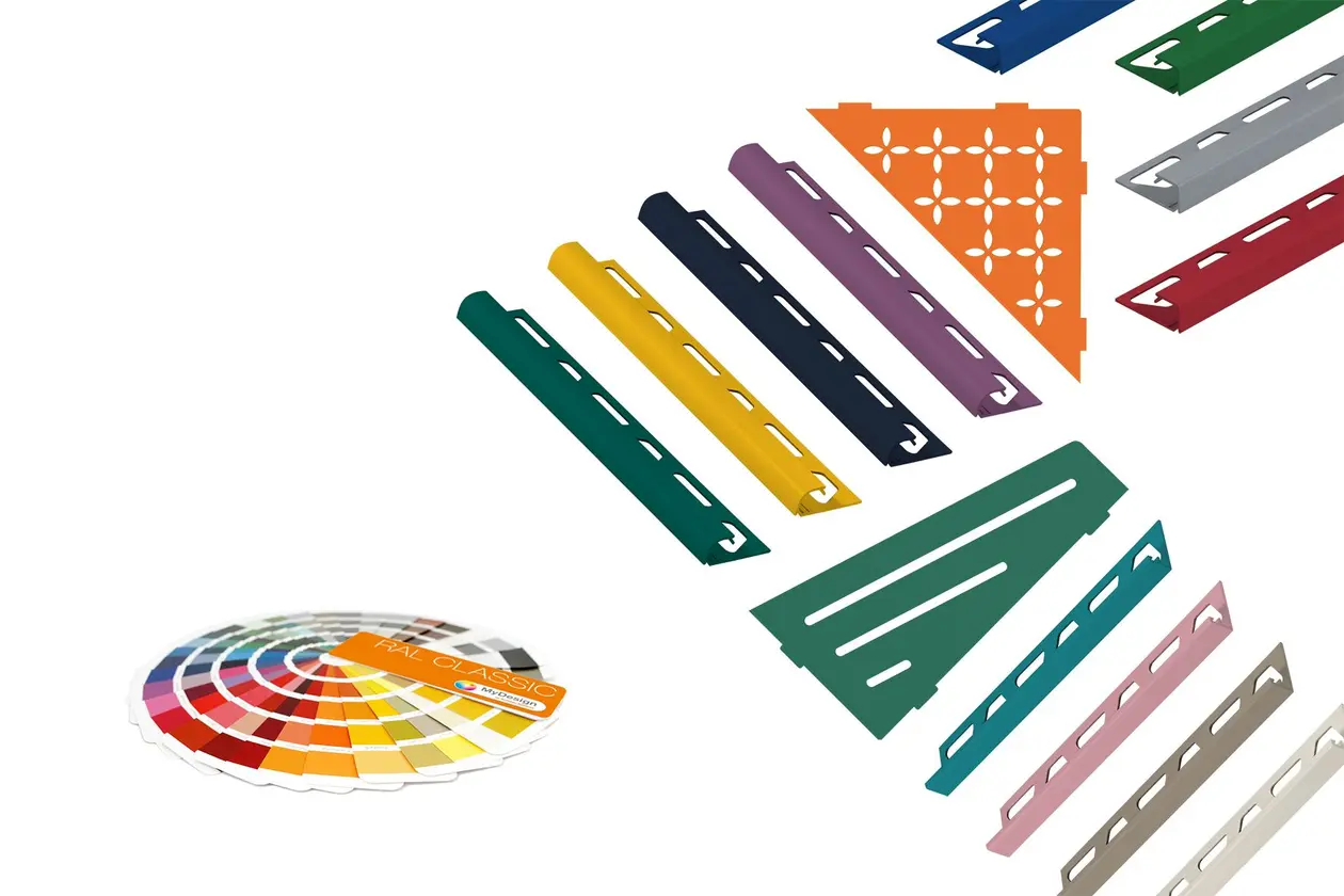 Perfiles en colores RAL