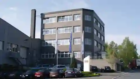 Photo d'un nouveau bâtiment du siège social situé à Iserlohn