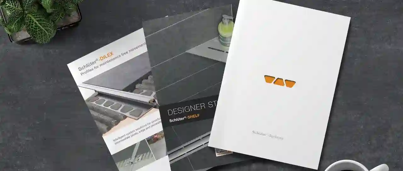 Consulter les brochures relatives aux produits Schlüter-Systems.