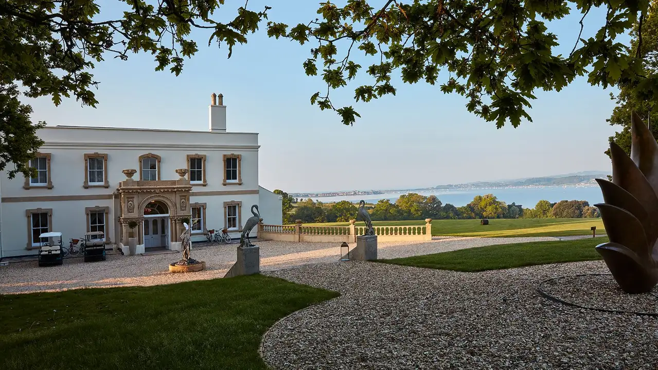 Exterior photo of Lympstone Manor