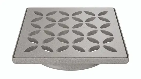 Schlüter-KERDI-DRAIN-STYLE strukturált bevonatú vízelvezető rács