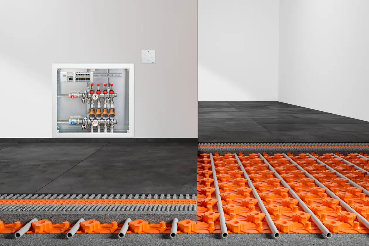 A Schl&uuml;ter-BEKOTEC-THERM rendszer fel&eacute;p&iacute;t&eacute;se