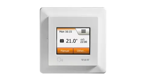 Termostato multifunzione bianco.