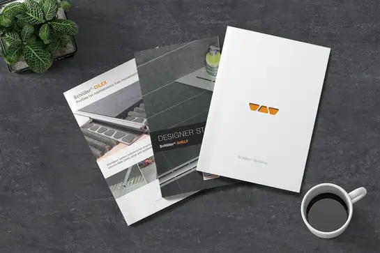 Prospekt och informationsmaterial f&ouml;r Schl&uuml;ter-Systems-produkter.