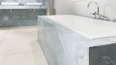 İstediğiniz tasarımda görünür kenarlarla Schlüter-Systems'in dijital baskılı profilleri