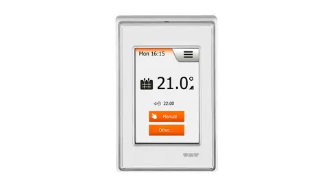 DITRA-HEAT-E için dokunmatik ekranlı termostat.